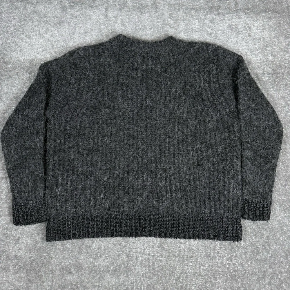 Kate Spade Saturday Sweater Women's Medium Gray Alpaca‎ Wool Blend Long Sleeve